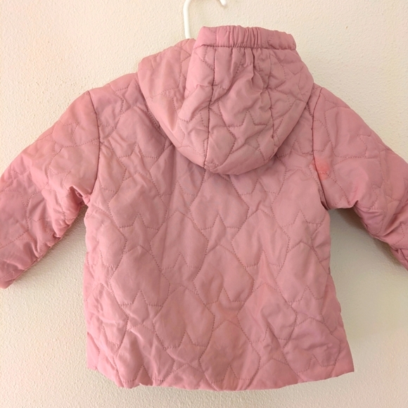 Tommy Hilfiger Pink Puffer Toddler Hooded Jacket 18-24m - Picture 8 of 11